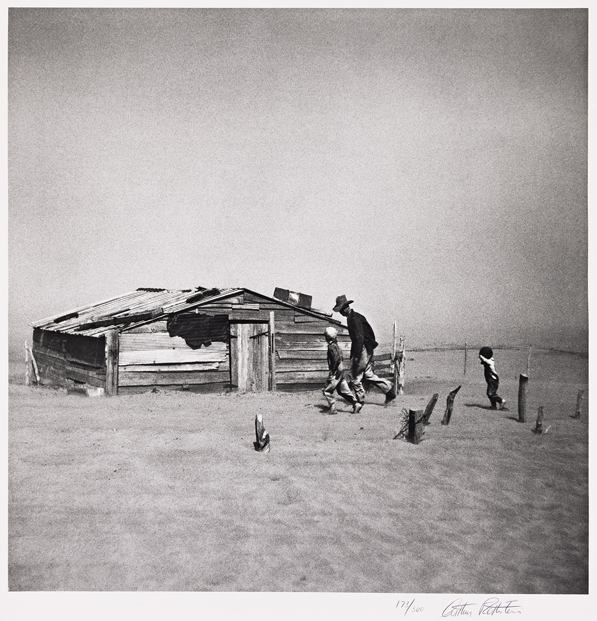 ARTHUR ROTHSTEIN (1915-1985) Dust Storm, Cimarron County, Oklahoma.